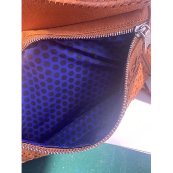 Rebecca Minkoff Weave Tassle Tan Leather Shoulder Bag - Picture 7 of 12